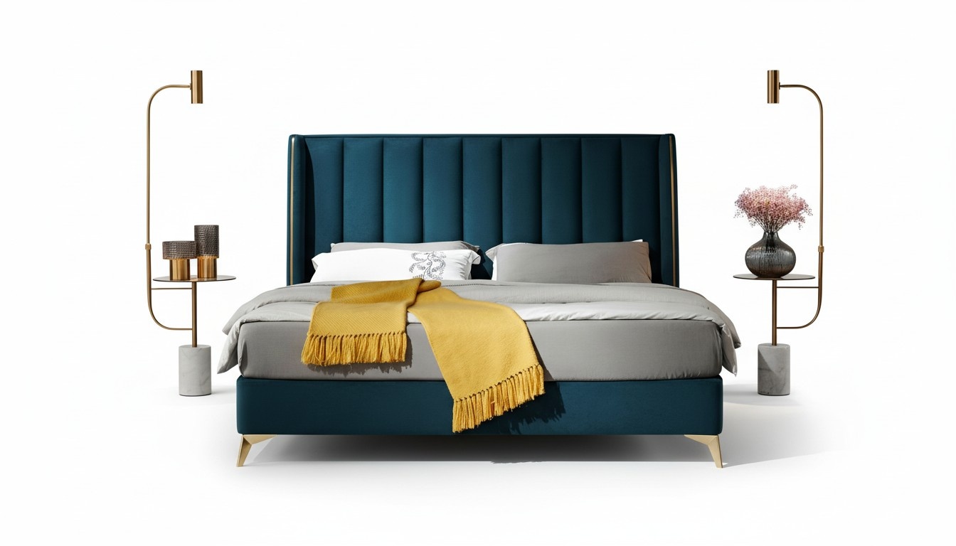 Schlafzimmer Set Design Modern Luxus Schlafzimmer Bett 2x Nachttisch 3tlg. Neu