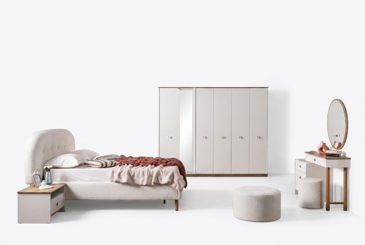 Schlafzimmer-Set Moderne AtmosphÃ¤re und WÃ¤rme in jedem Detail