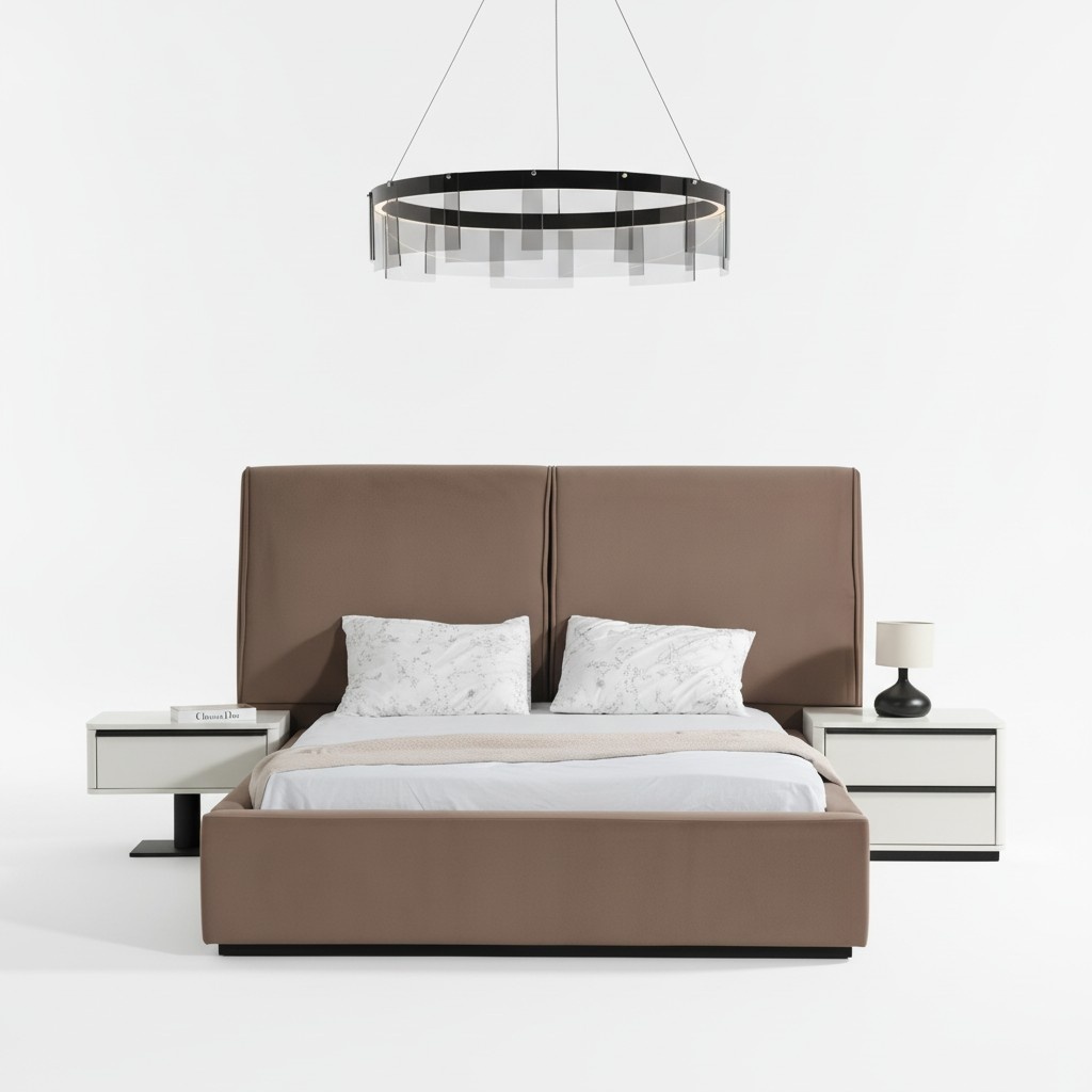 SchlafzimmermÃ¶bel Schlafzimmer Set Doppelbett Bett Nachttische 3tlg