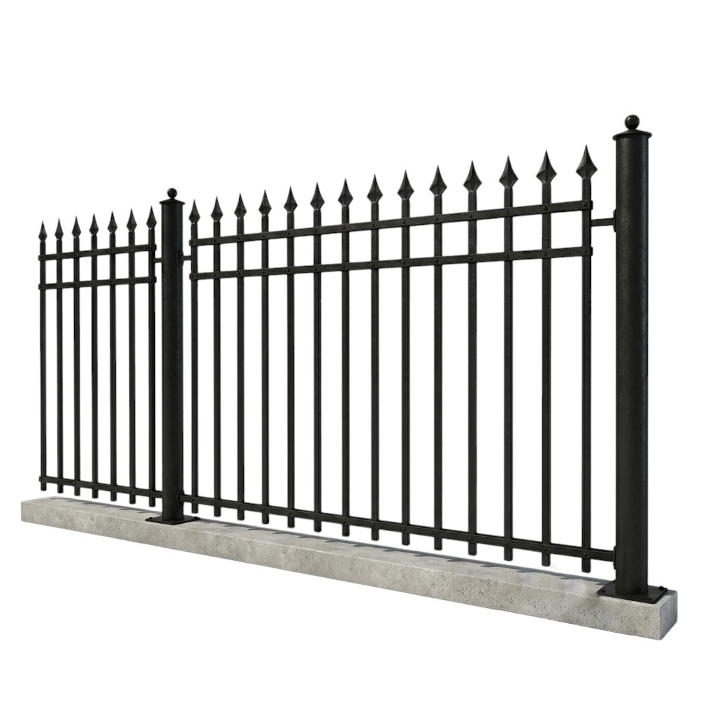 Schmiedeeisen Aussen Garten GelÃ¤nder Zaun Klassisch Handarbeit ZÃ¤une M240 Modern