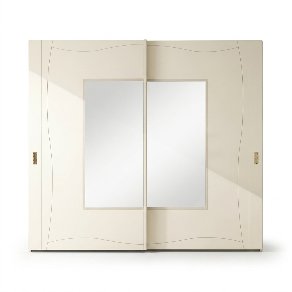 SchrÃ¤nke Kleiderschrank mit SchiebetÃ¼ren Schlafzimmer Schrank Wand Holz Design