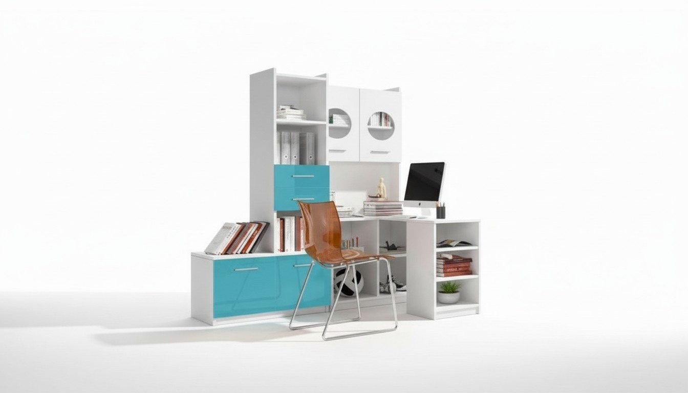 Schrank fÃ¼r Jugendzimmer Regal BÃ¼cherschrank MÃ¶bel Turkis Regal BÃ¼cherregal 1tlg