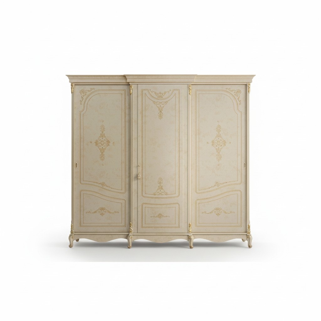 Schrank Kleiderschrank Barock Stil Klassische MÃ¶bel Schlafzimmer SchrÃ¤nke Holz