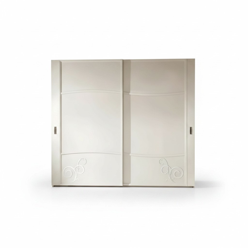 Schrank Kleiderschrank mit SchiebetÃ¼ren Schlafzimmer Wand Holz Design SchrÃ¤nke