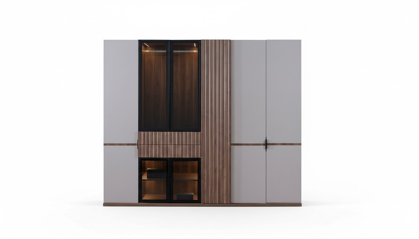Schrank Kleiderschrank Schlafzimmer SchrÃ¤nke Modern Holz Luxus 260cm