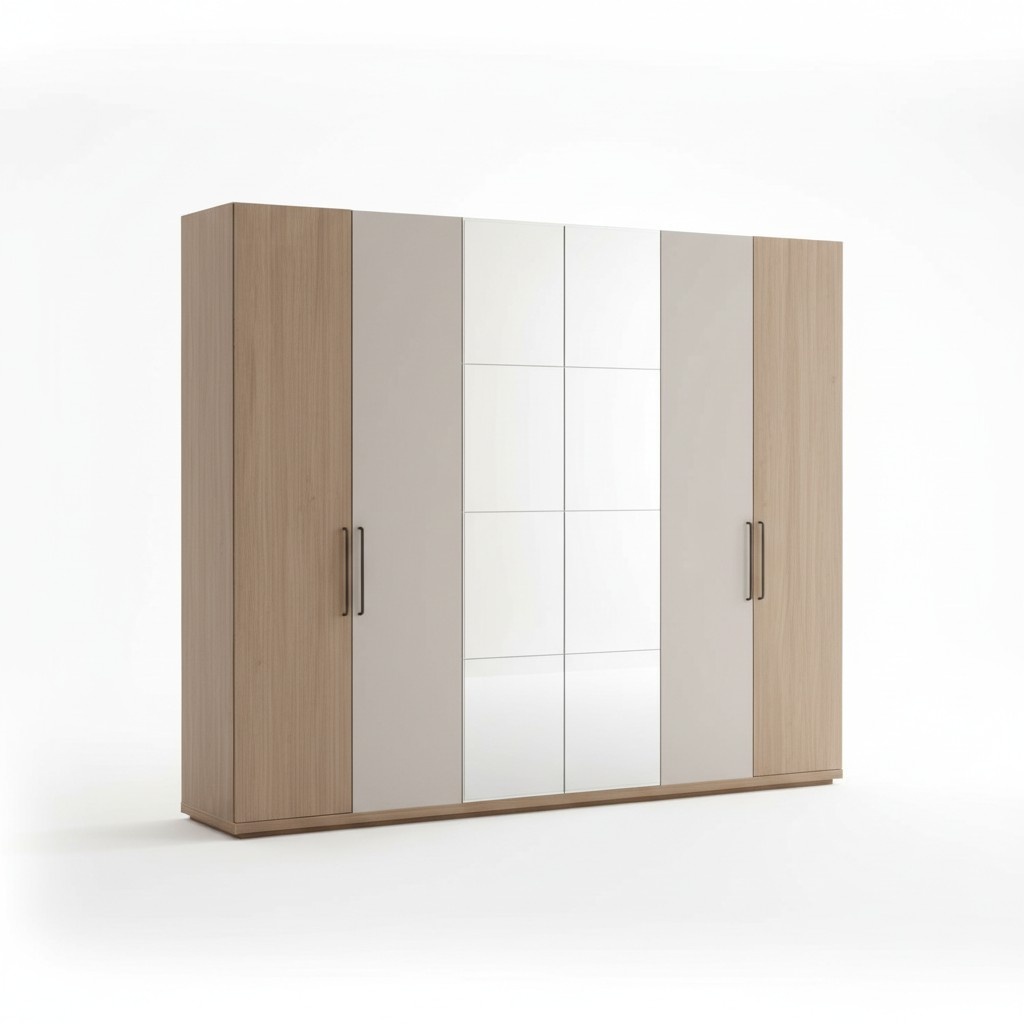 Schrank Kleiderschrank Schrankwand Spiegel SchrankmÃ¶bel Schlafzimmer Garderobe