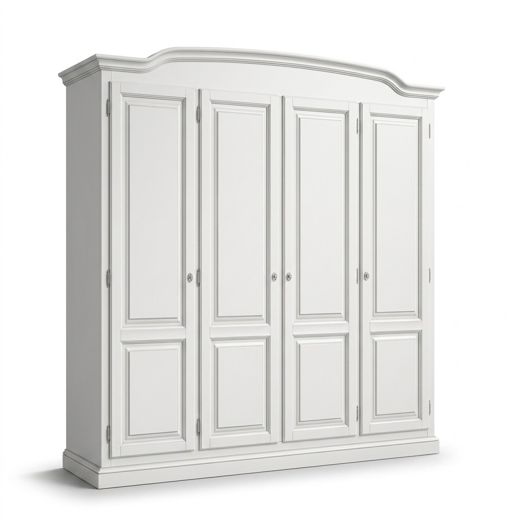 Schrank Schlafzimmer Holz WeiÃ Kleiderschrank Klassische Designer