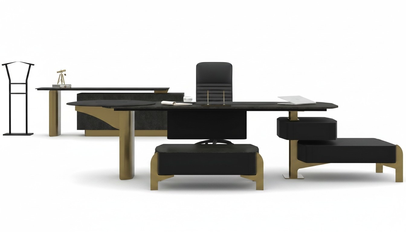 Schreibtisch BÃ¼roschrank Couchtisch Arbeitszimmer Luxus BÃ¼roausstattung