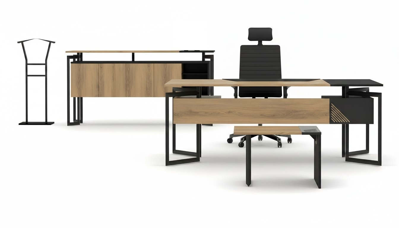 Schreibtisch BÃ¼roschrank Kommode Couchtisch Arbeitszimmer Set BÃ¼romÃ¶bel