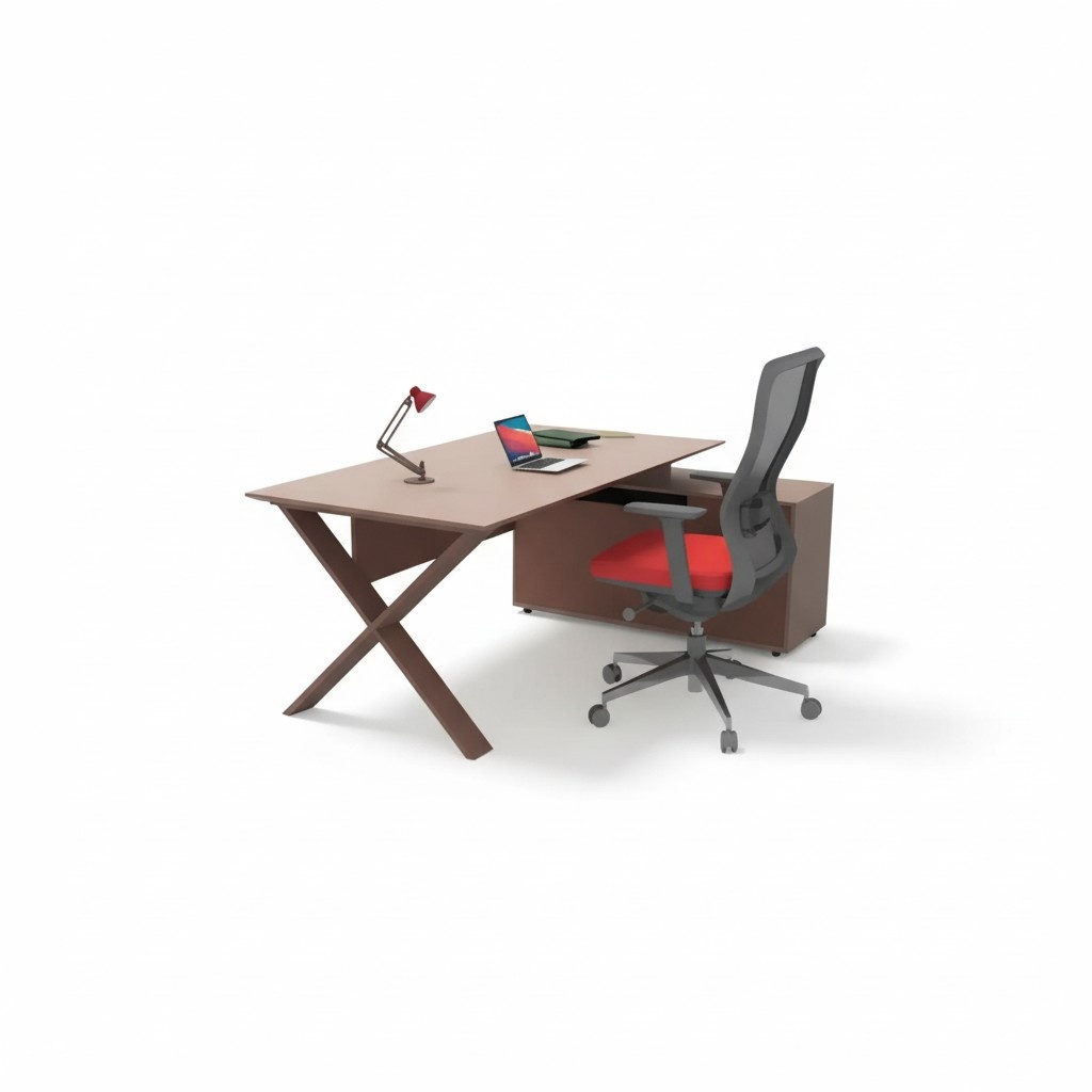 Schreibtische BÃ¼romÃ¶bel Eckschreibttisch Arbeitstische HolzmÃ¶bel Braun