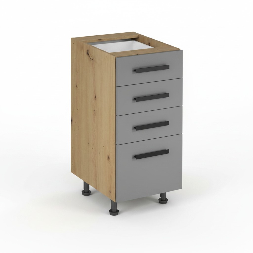 Schubladenschrank Auszugsschrank KÃ¼chenunterschrank Standunterschrank