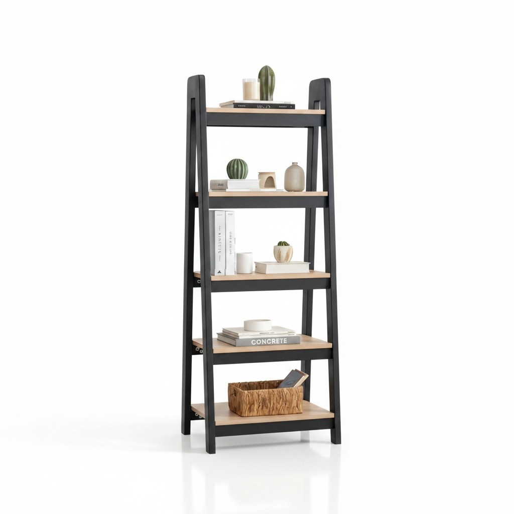 Schwarz-Brauner BÃ¼cherregal Designer Wandregal BÃ¼ro AktenregalstÃ¤nder