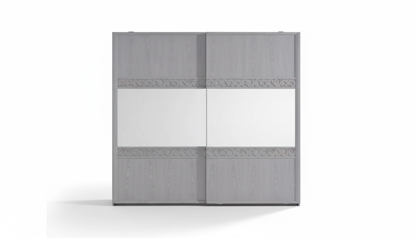 SchwebetÃ¼ren Schrank Kleiderschrank mit Spiegel Holz Luxus Modernes