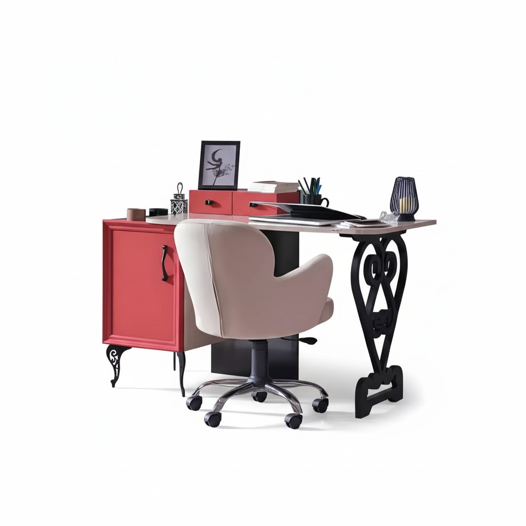 SekretÃ¤r Schreibtisch Tisch 130x32x58 Schreibtische Tische MÃ¶bel Holz Computer
