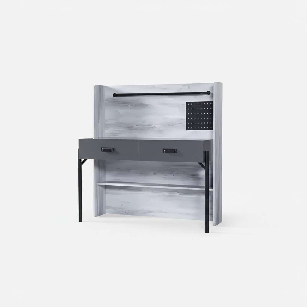 SekretÃ¤r Schreibtisch Tisch 130x60x138 Schreibtische Tische MÃ¶bel Holz Computer