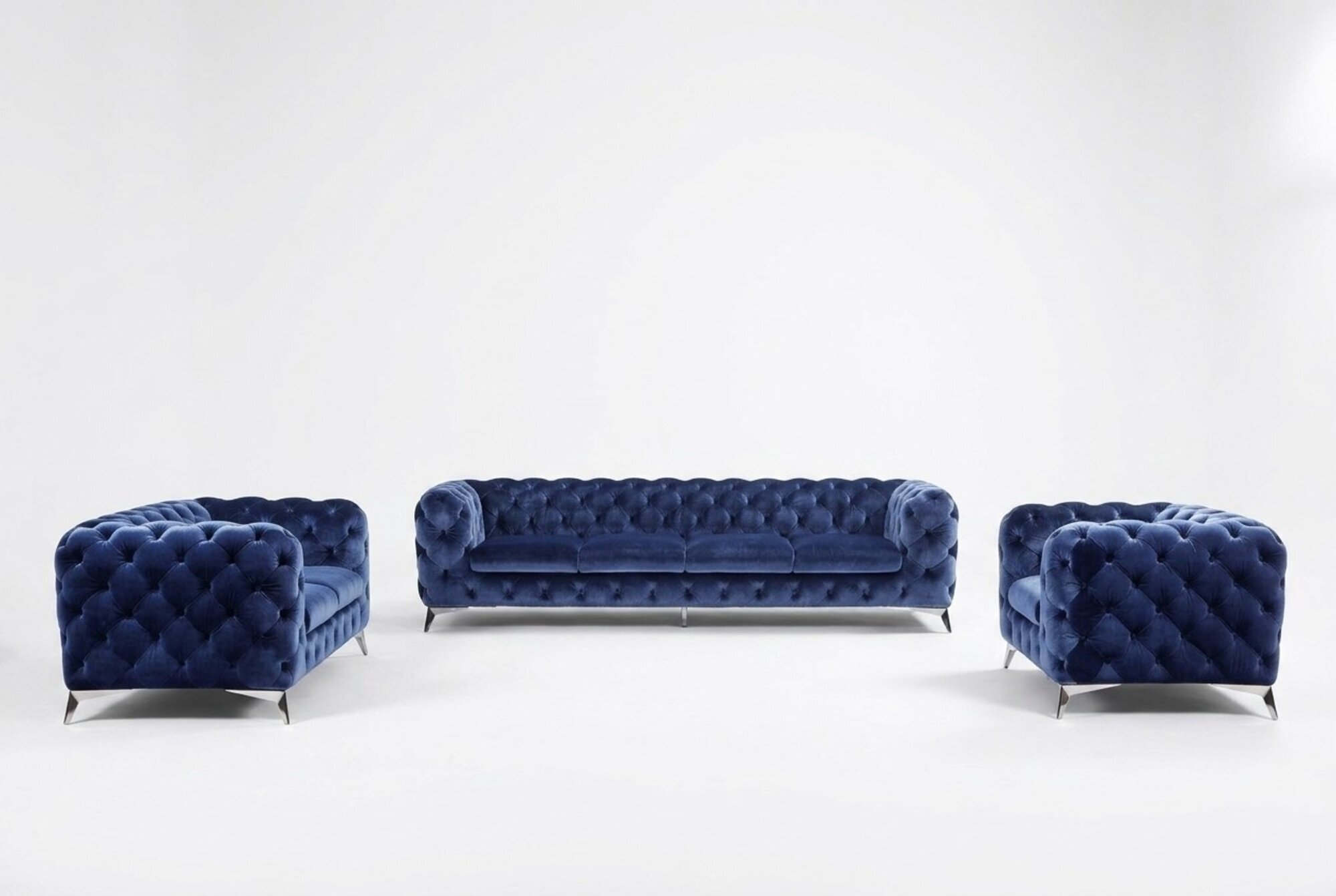 Sessel Couch Polster Sitz Designer Textil 1 Sitzer Couchen Polster Chesterfield