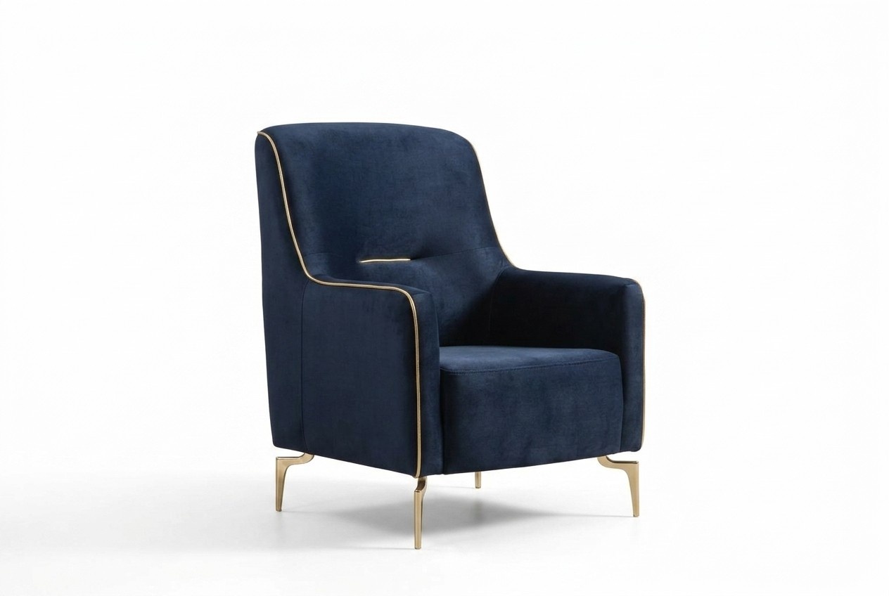 Sessel Einsitzer 1 Sitz Clubsessel Stoff Moderner Stuhl Wohnzimmer MÃ¶bel Textil