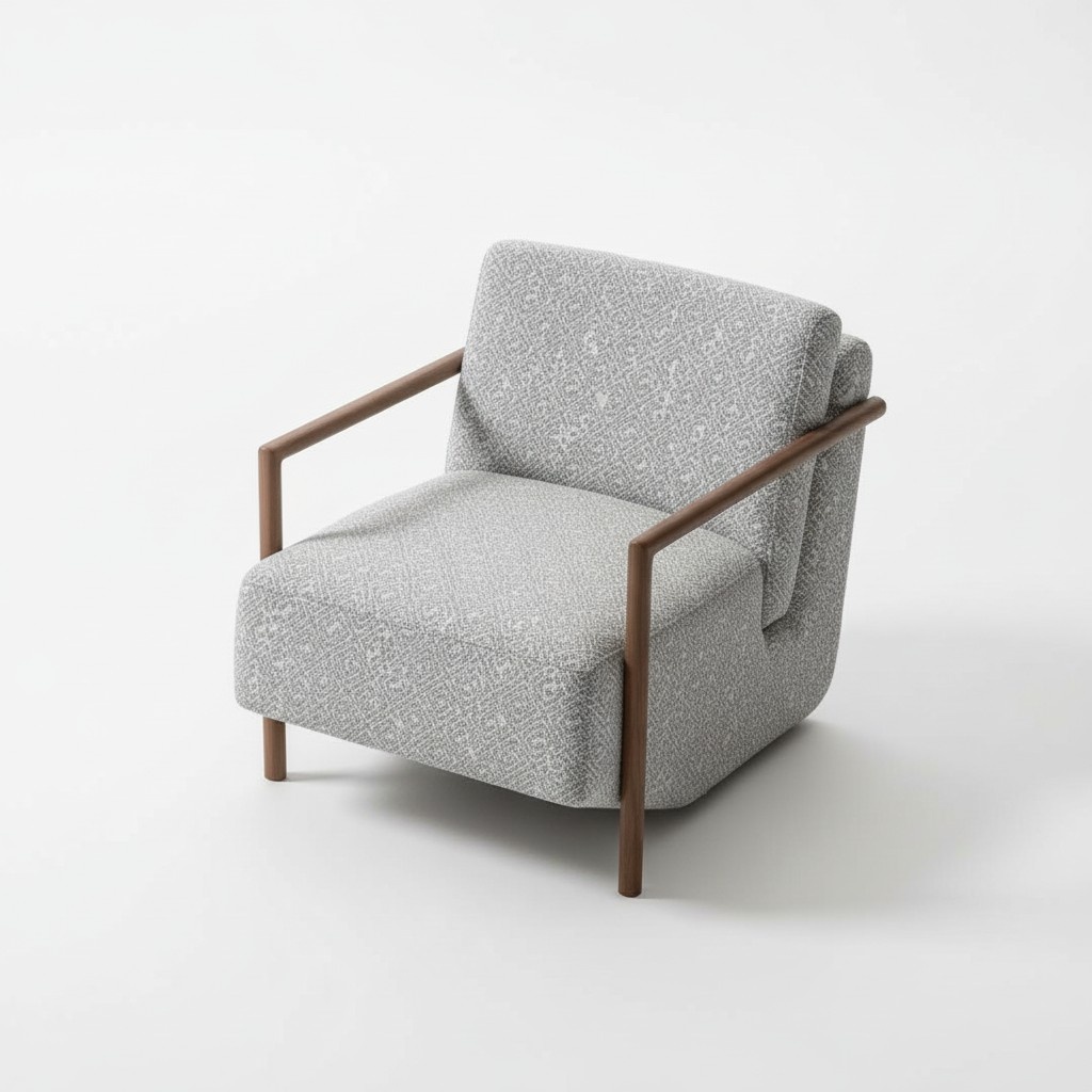 Sessel Grau Wohnzimmer MÃ¶bel Design Modern Luxus Einsitzer Club Relax