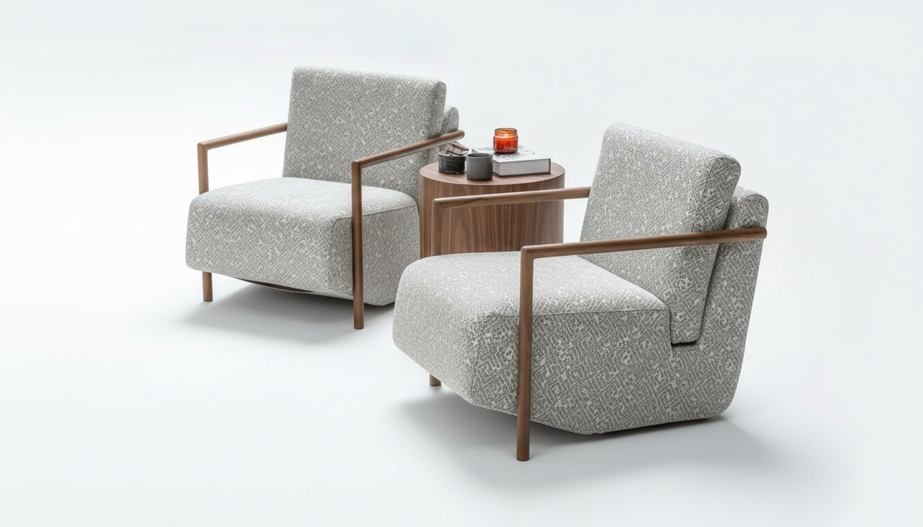 Sessel Wohnzimmer MÃ¶bel Design Modern Polster 1 Sitze Relax Grau Club