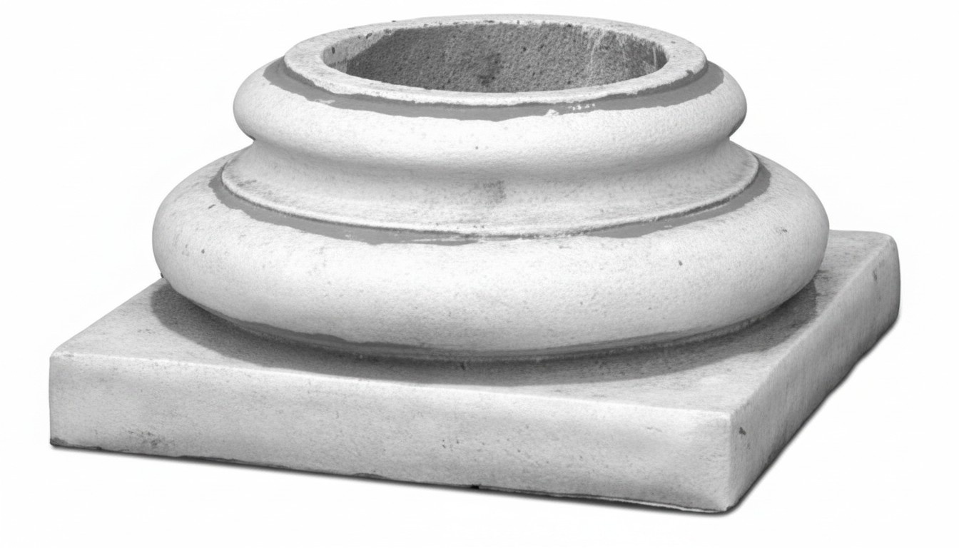 Sockel FuÃ SÃ¤ule Dekoration Garten StÃ¤nder Fundament Stein Antik