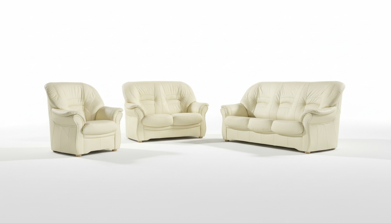 Sofa 3 Sitzer Design Sofas Polster Couchen Leder Relax Deko Moderne Sitz