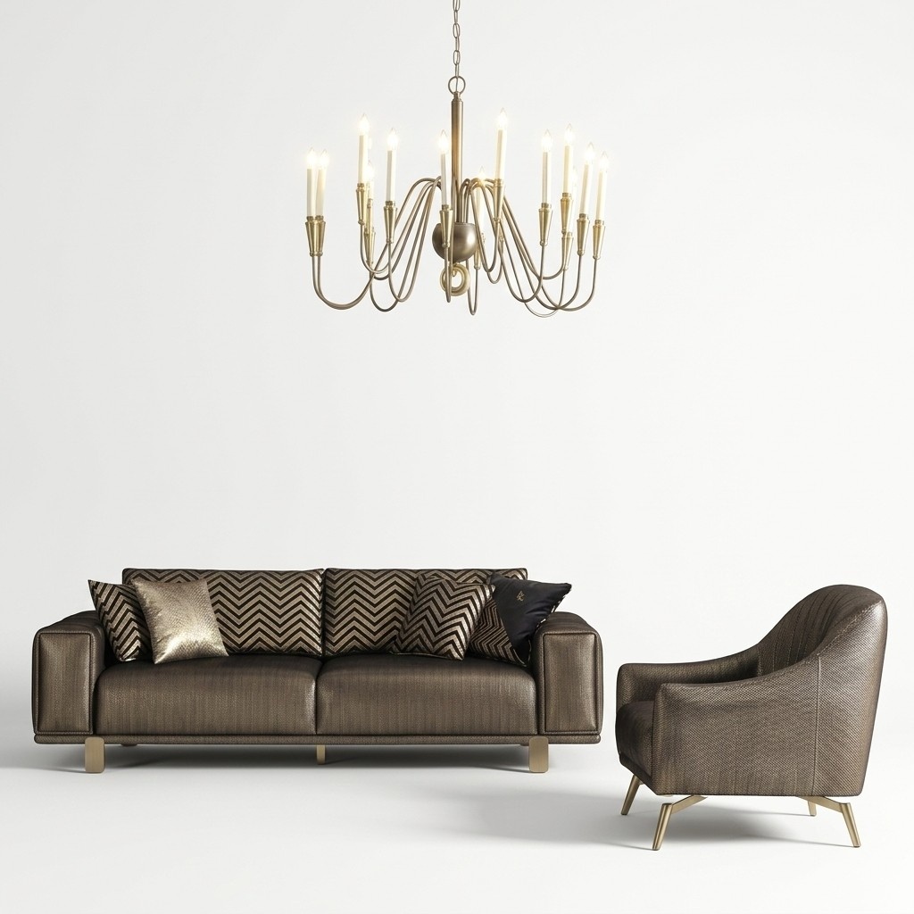 Sofa 3 Sitzer mit Sessel Luxus Designen 3+1 Sitz Couchgarnitur MÃ¶bel