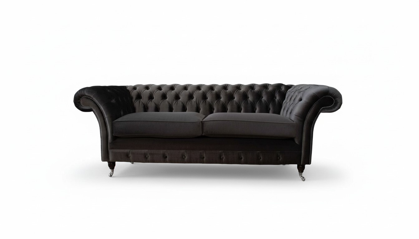 Sofa 3 Sitzer Wohnzimmer Luxus Polster Designer MÃ¶bel Chesterfield Neu