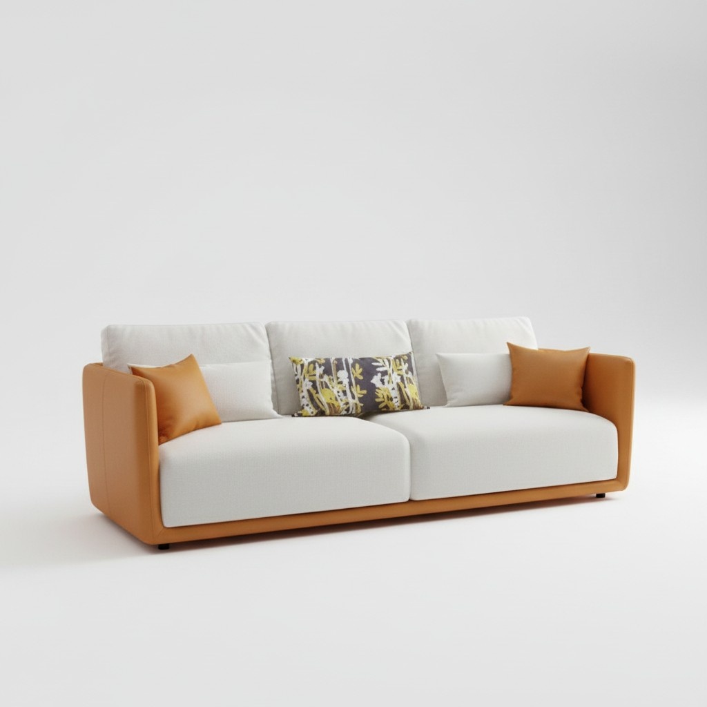 Sofa 4 Sitzer mit Couchtisch Big XXL Couch Sofas Couchen Wohnzimmer