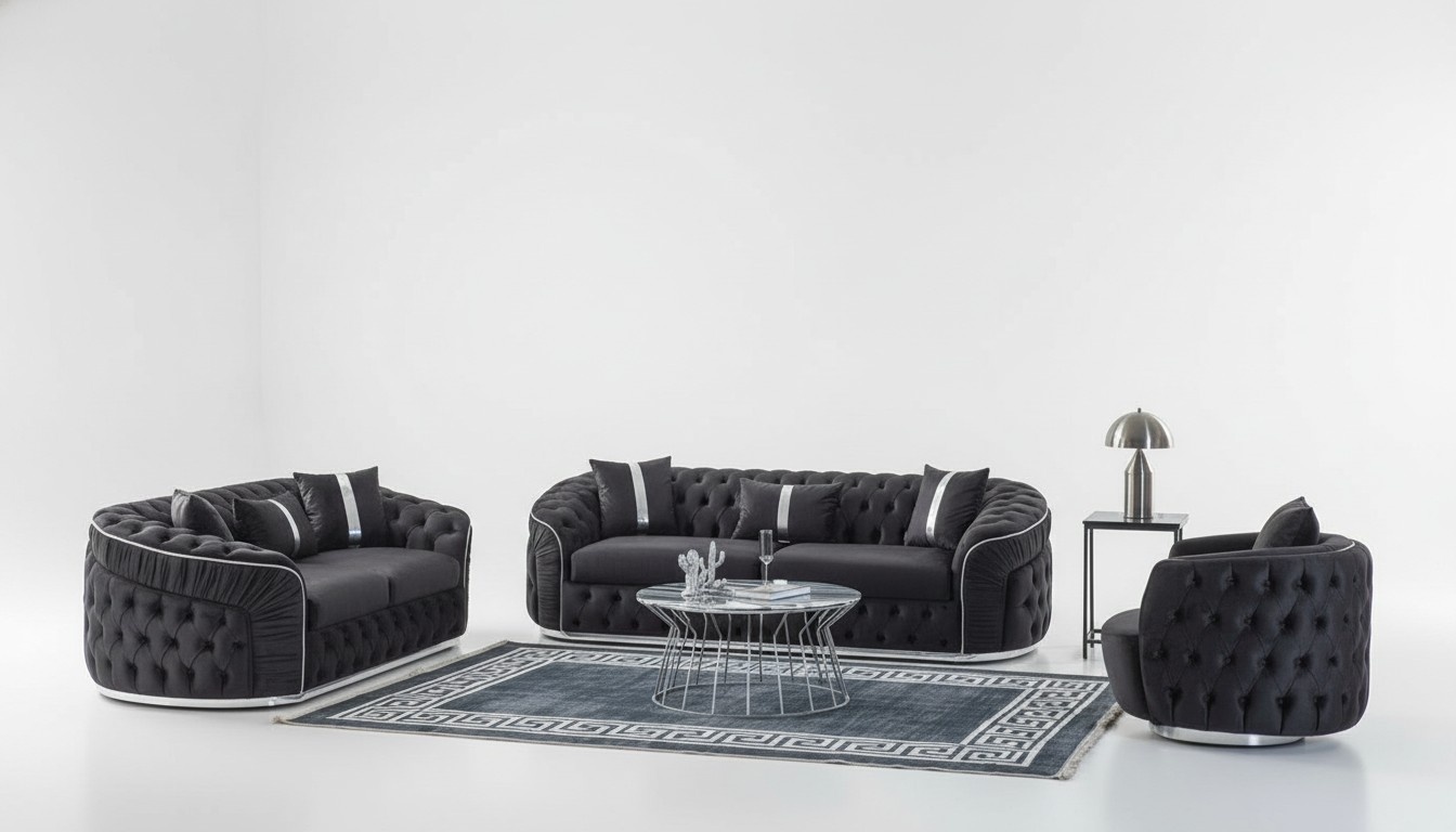 Sofa-Set Eine AtmosphÃ¤re visueller Harmonie und ModernitÃ¤t