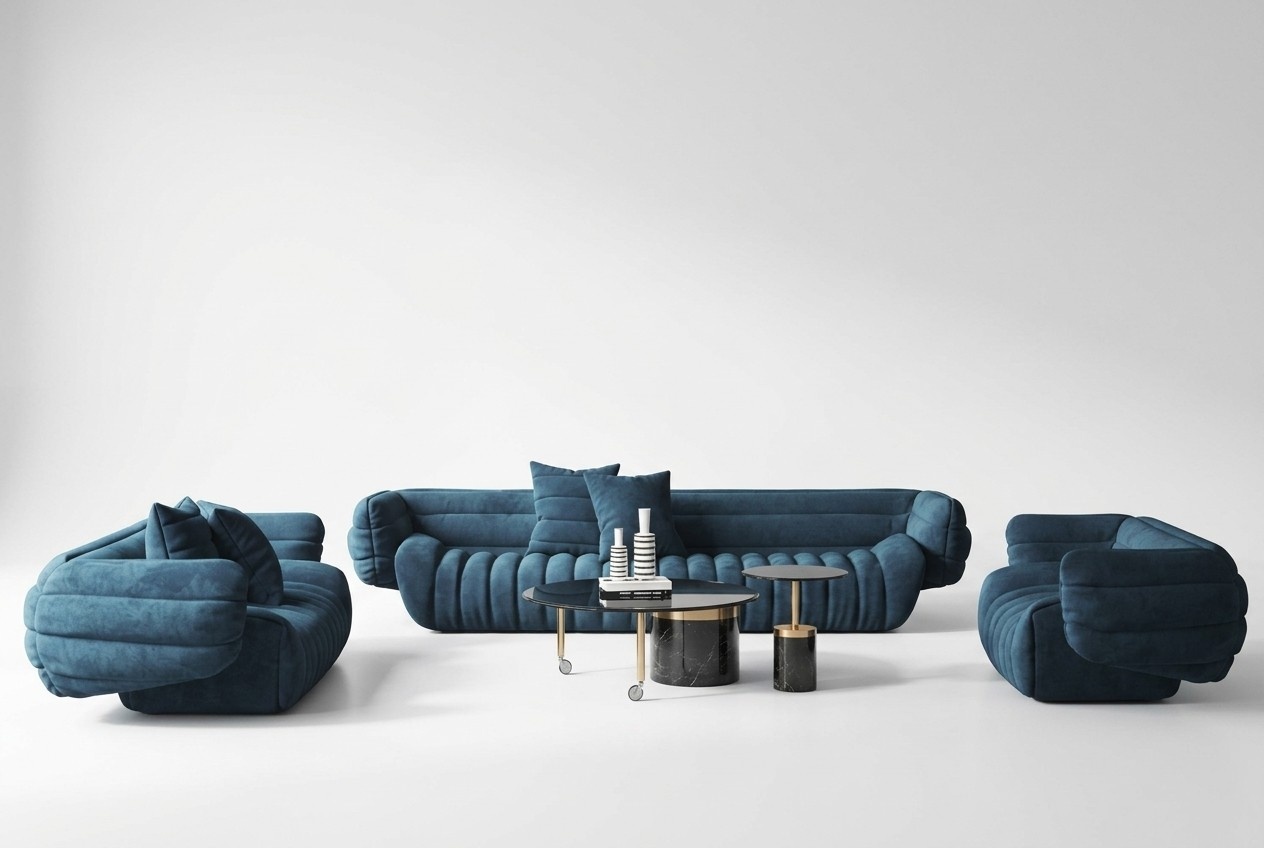 Sofa Sofagarnitur 3+2 Sitzer Wohnlandschaft Relax Sitz Design Couch Lounge Neu