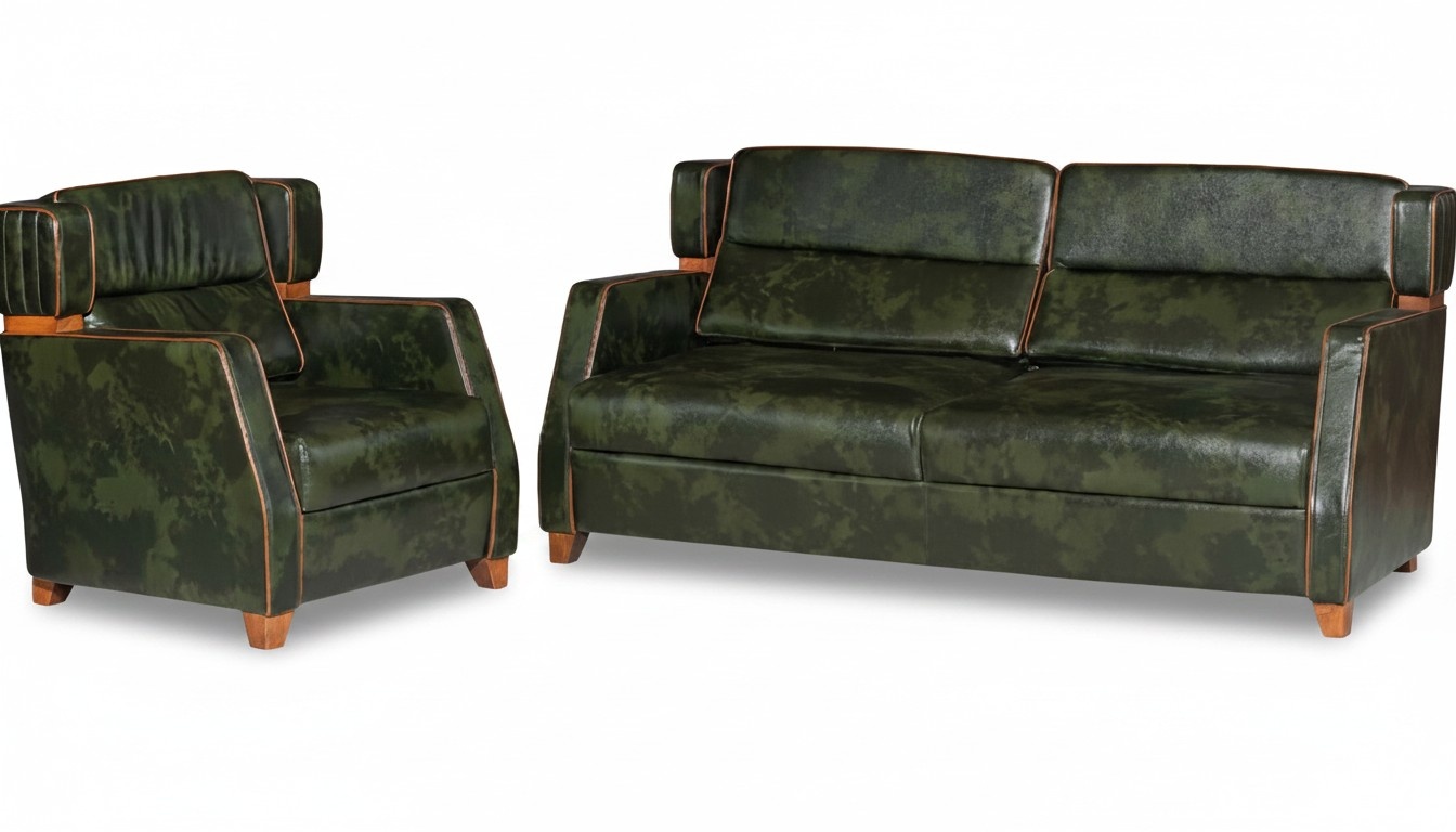 Sofa Sofagarnitur Sitzensemble Set Couch Sitzkombination 2+1 Couch Polstergruppe