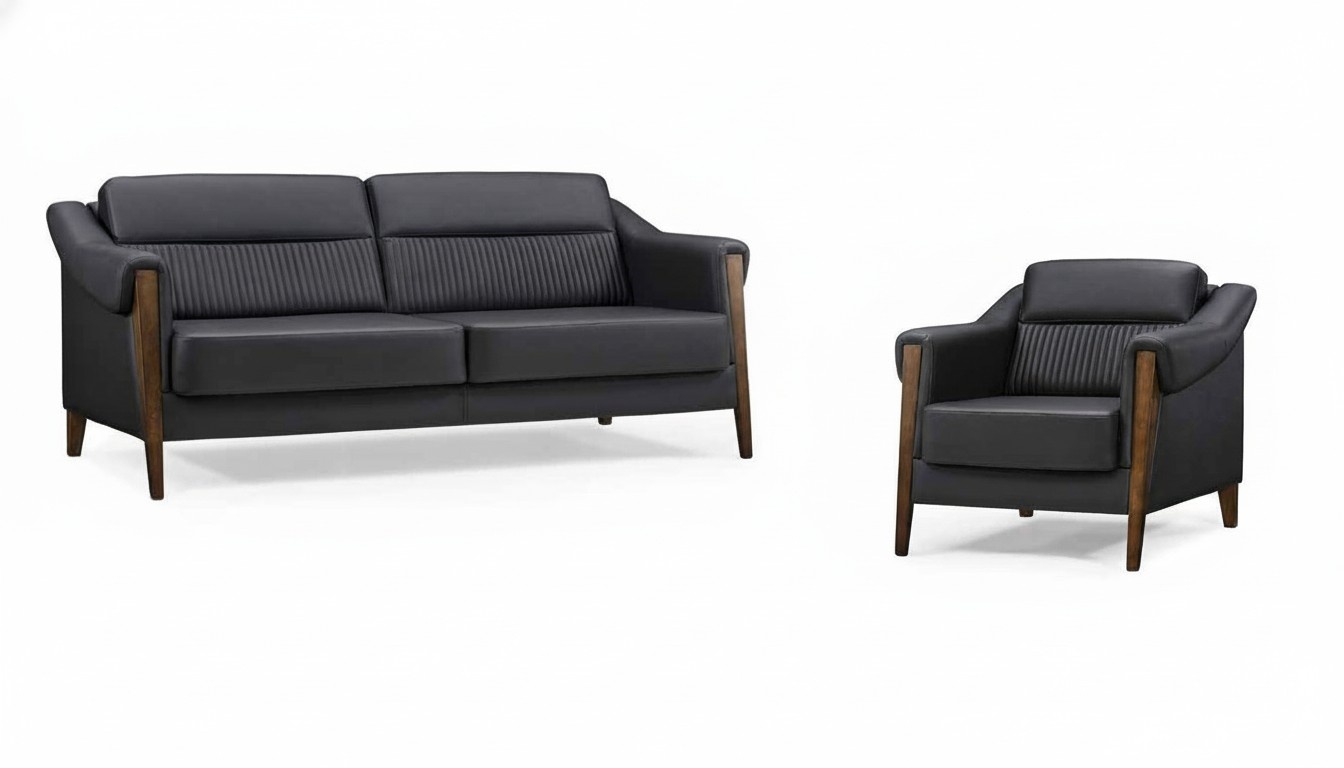 Sofagarnitur Wohnzimmer Set Sofa 3 + 1 Sitzer Polster MÃ¶bel 2tlg Modern MÃ¶bel