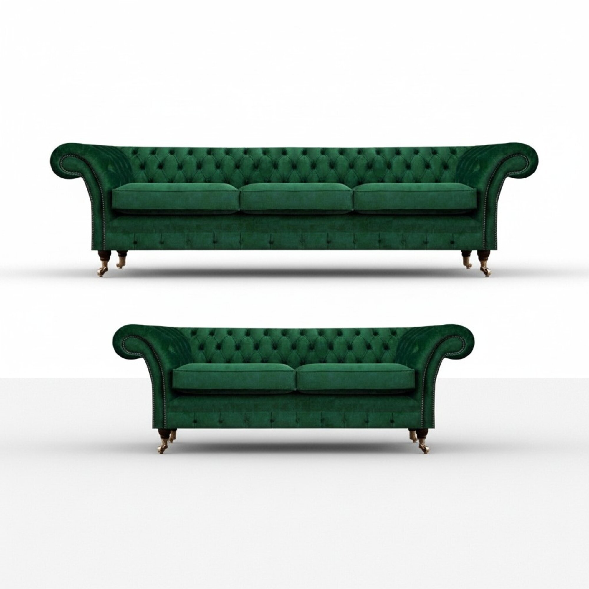 Sofagarnitur 2tlg Sofas Chesterfield Wohnzimmer Couchen 3+2 PolstermÃ¶bel