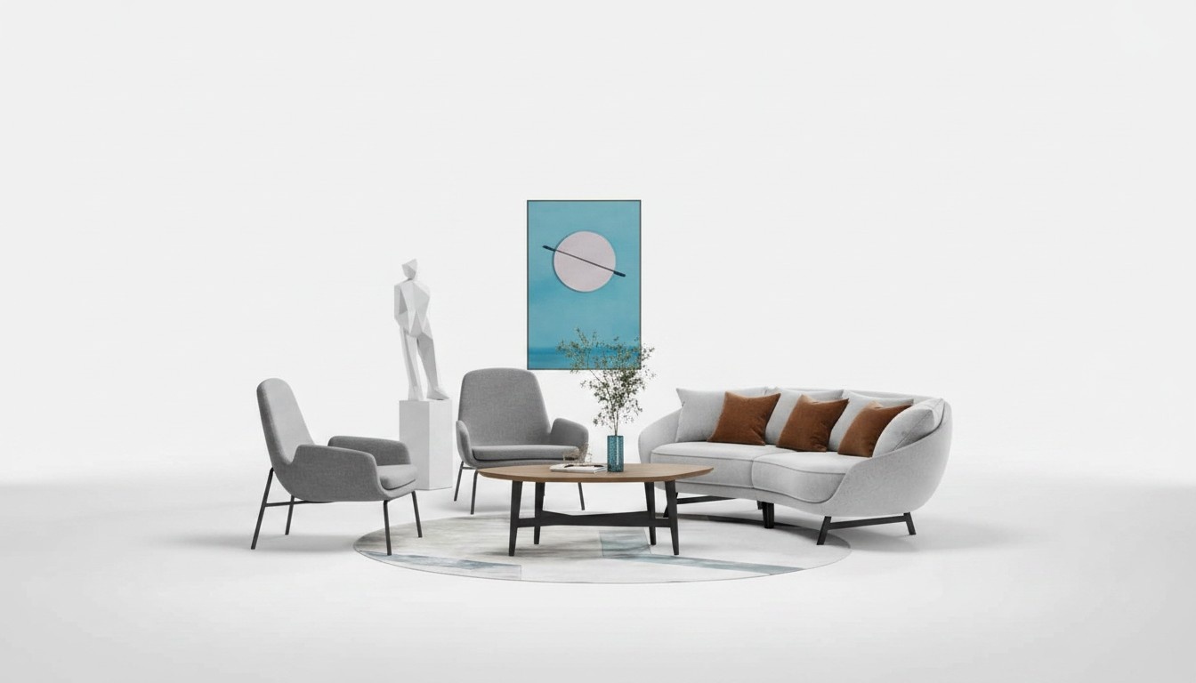 Sofagarnitur 3+1+1 Sitzer Set Design Couchtisch Couchen Relax Moderne