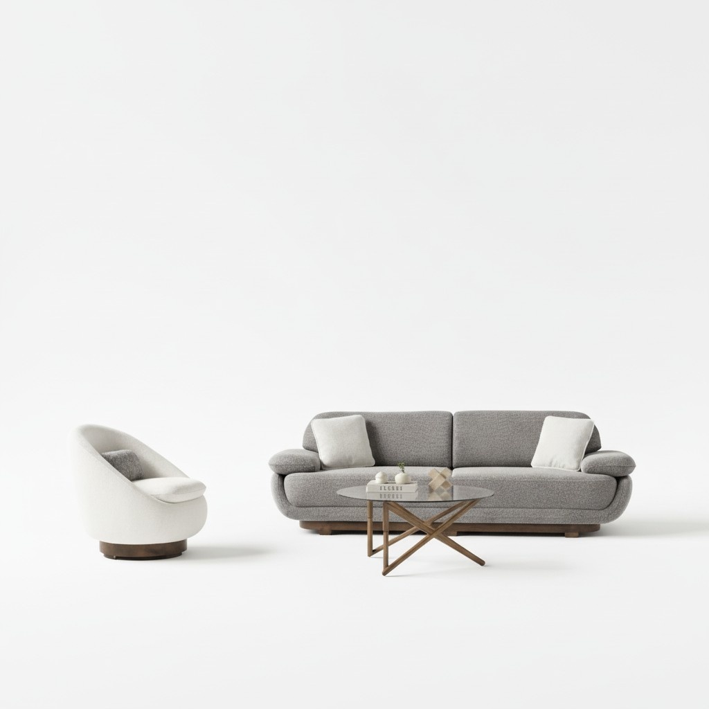Sofagarnitur 3+1 Sitzer Design Textil PolstermÃ¶bel Wohnzimmer Design Sofas Set