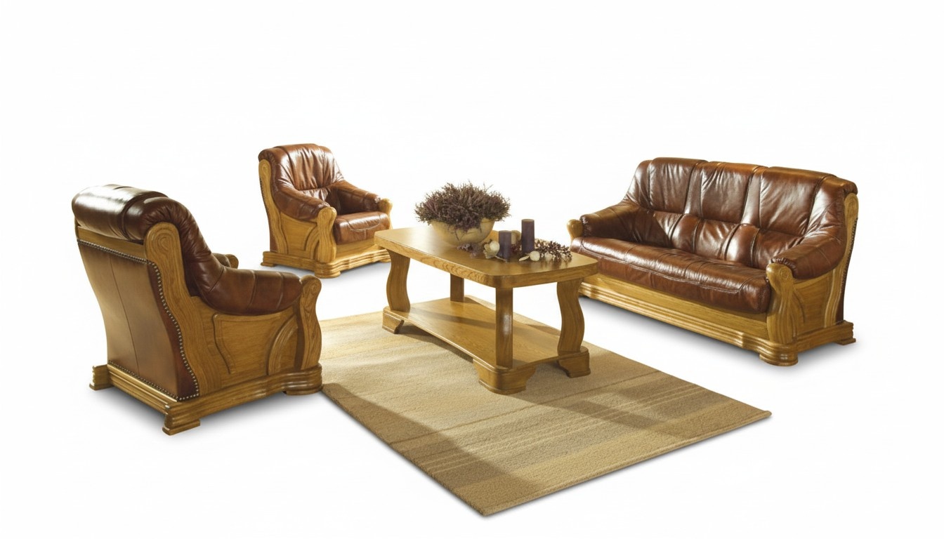 Sofagarnitur 3+2+1 Sitzer Klassischer Wohnlandschaft Sofas Couchen Polster