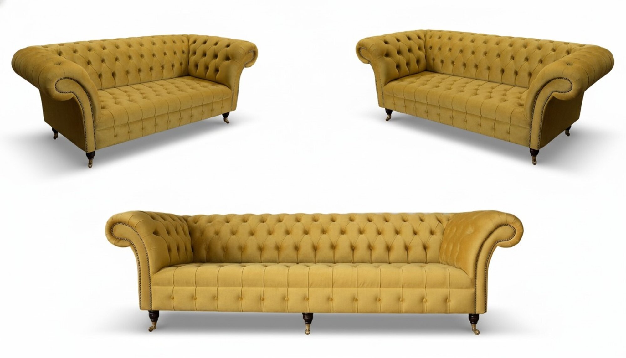 Sofagarnitur 3+2+2 Sitzer Set Design Sofa Couchen Modern Garnitur