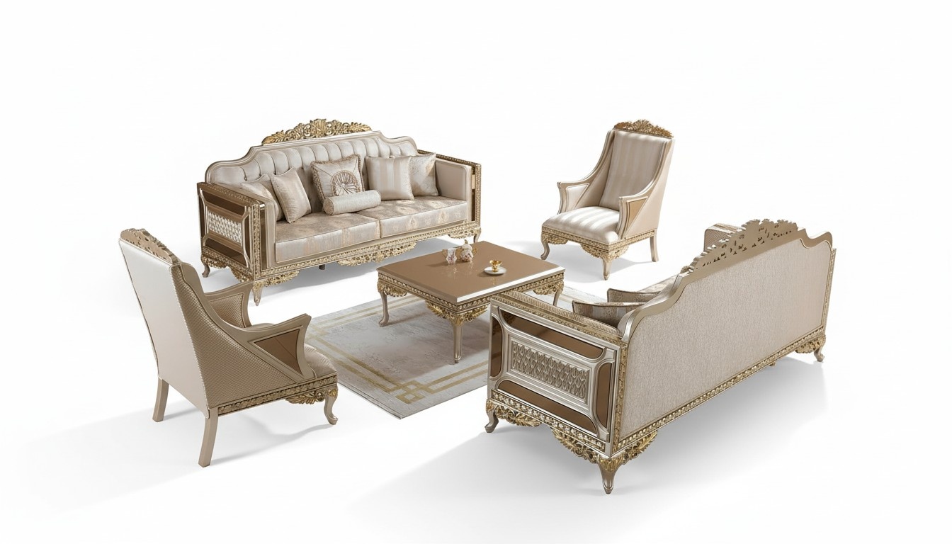 Sofagarnitur 3311 Sitzer Wohnzimmer Set Modern Set Neu Luxus MÃ¶bel