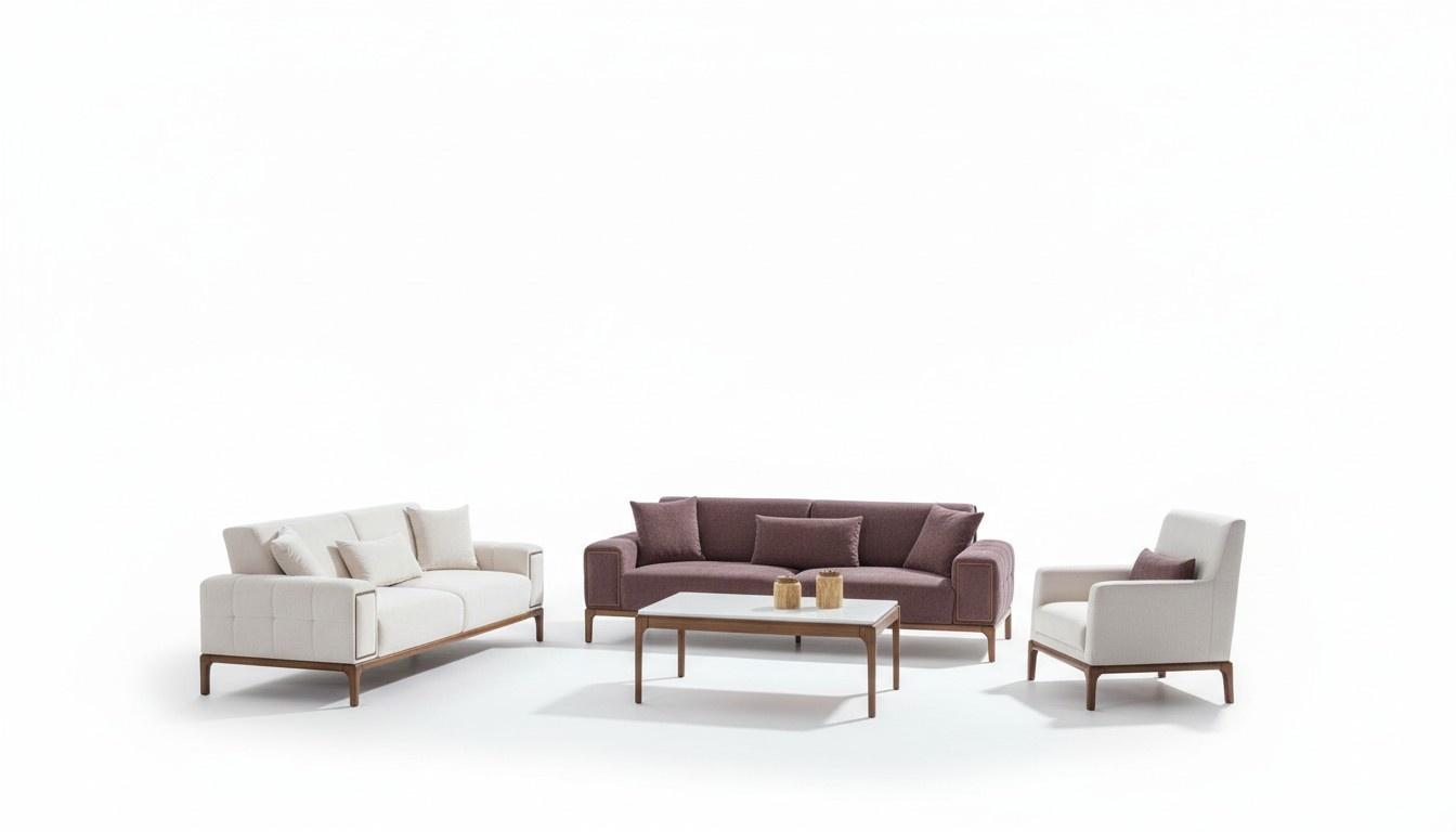 Sofagarnitur 3+3+1 Sitzer + Couchtisch 4tlg Set Polster MÃ¶bel Sofa Couch