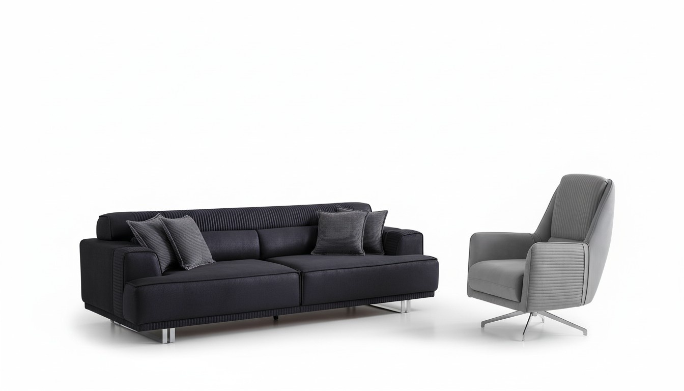Sofagarnitur 3 Sitzer und Sessel Designer MÃ¶bel Wohnzimmer Couch MÃ¶bel