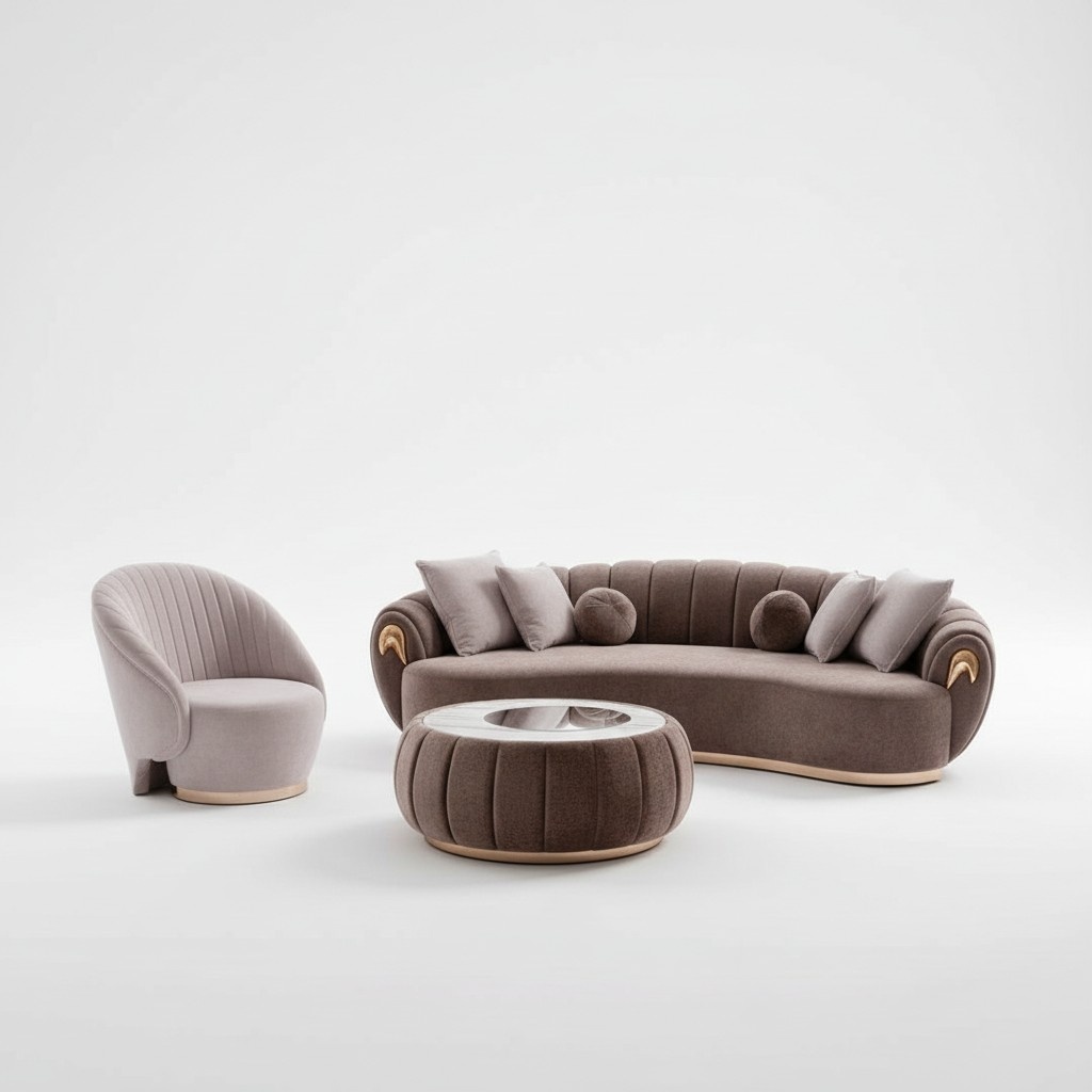 Sofagarnitur Couch Polster MÃ¶bel Set 3+1 Couchtisch 3tlg. Sitzpolster Garnituren