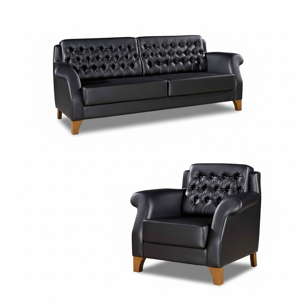 Sofagarnitur Polstergruppe Sitzensemble Couch Set Gruppe Sitzkombination 3+1