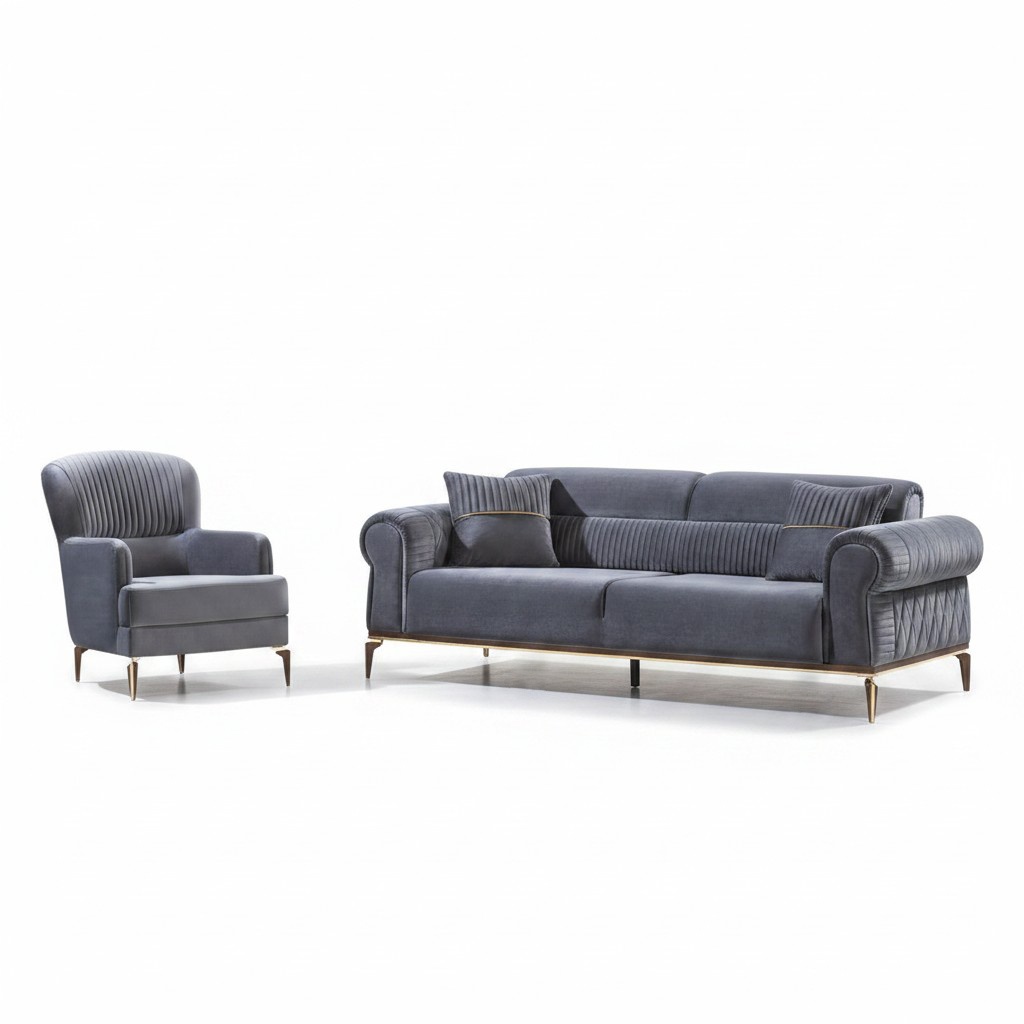 Sofagarnitur Wohnlandschaft Couch Sofa Sitzgarnitur PolstermÃ¶bel Sitzgruppe 3+1