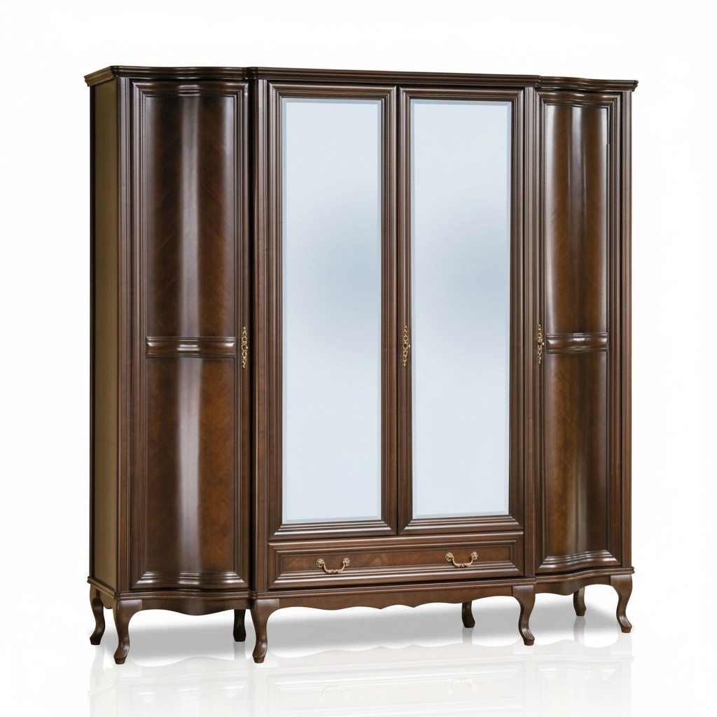 Spiegelschrank Kleiderschrank Schlafzimmerschrank WÃ¤scheschrank Kleiderkasten