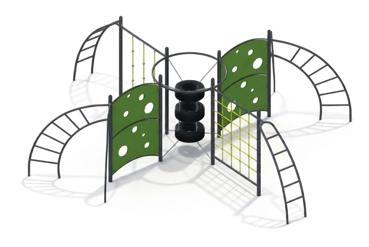 Spielplatz BalanceÃ¼bergÃ¤nge Kletternetze SchwebebrÃ¼cken HangelstangenSpielbrÃ¼cke