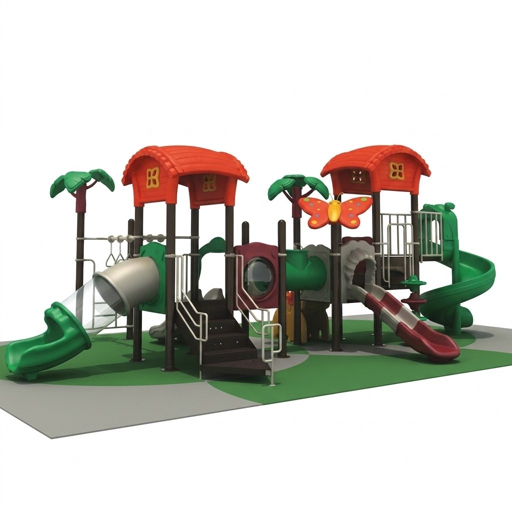 Spielplatz Rutsche Haus Spielhaus Dschungel Typ Gartenplatz KinderhÃ¼tte