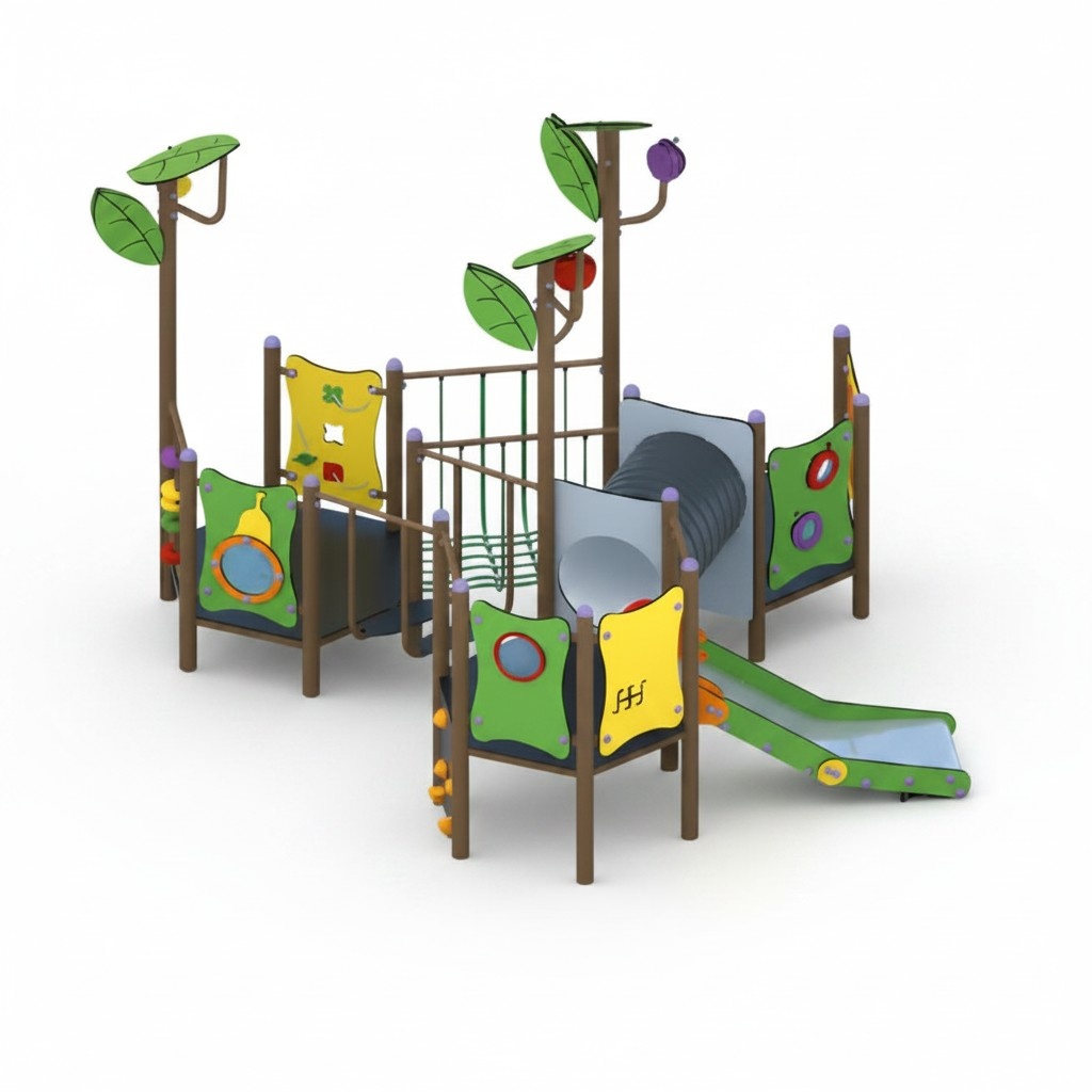 Spielplatz Versteckplatz Rutschenturm Kletterstange SpielbrÃ¼cke Kletterparcours