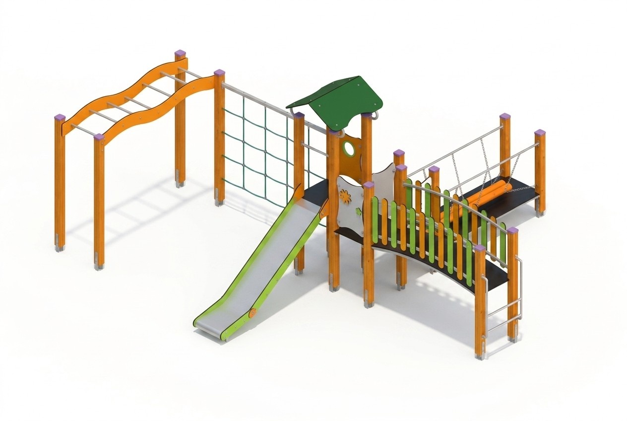 Spielplatzanlage Spielzone Spielpark Rutschbahn Spielbereich BewegungsflÃ¤che