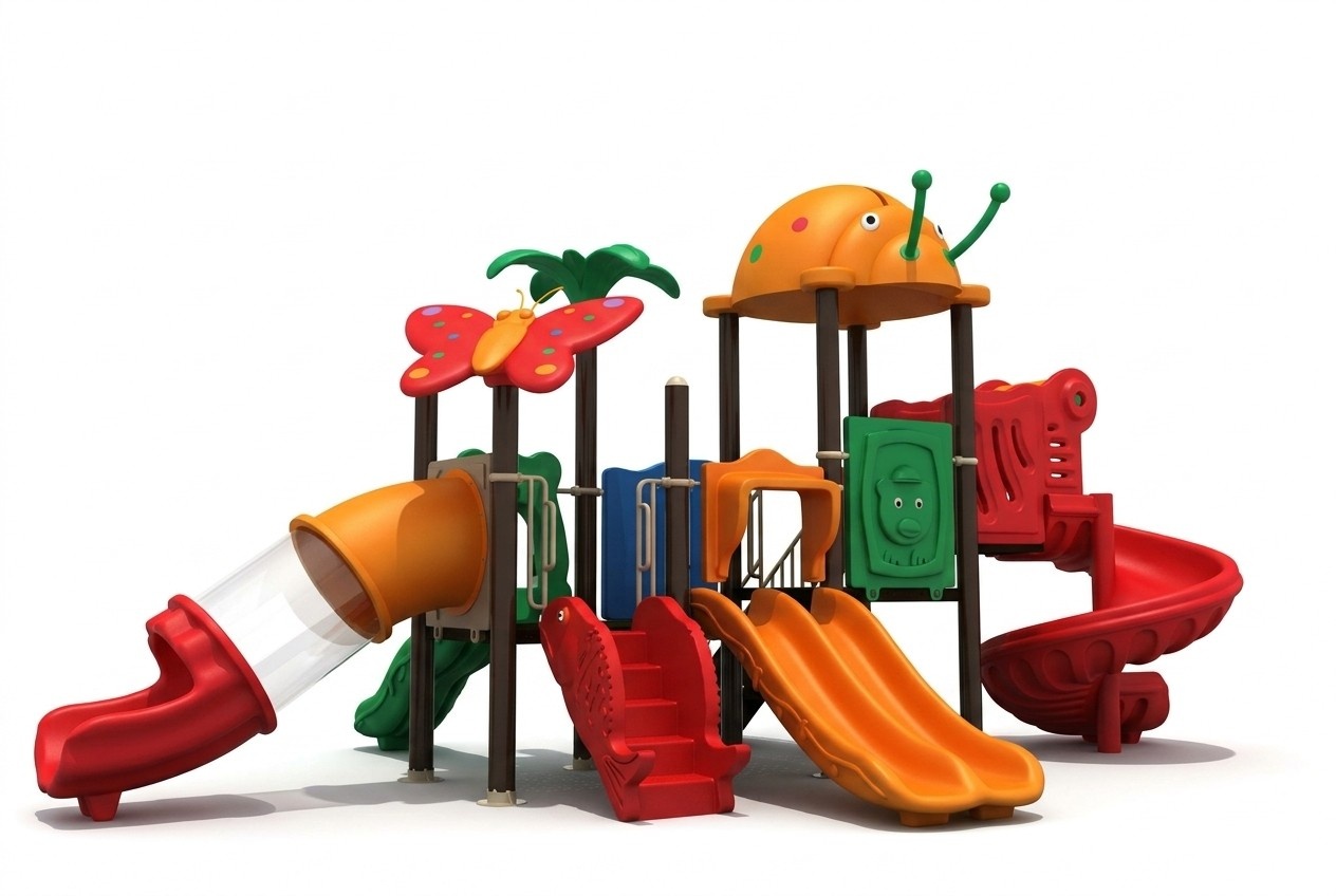 Spielturm mit Rutsche Dschungel Stil Spielplatz Unterhaltung fÃ¼r Kinder
