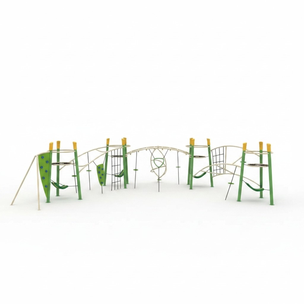 Sportplatz fÃ¼r Kinder Klettergarten Outdoor Spielturm aus Plastik